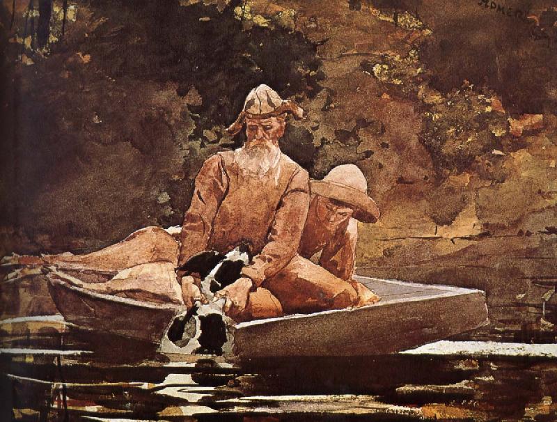 Winslow Homer After hunting china oil painting image
